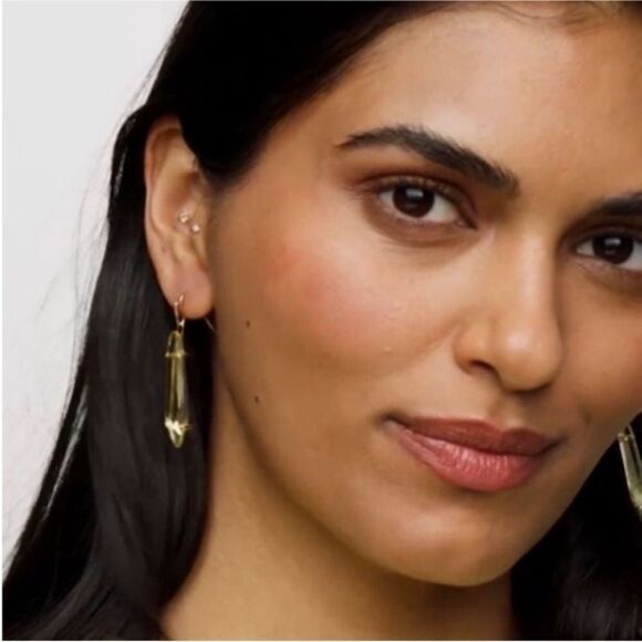 Kendra Scott NWT Alice 14K Gold Over Brass - Picture 3 of 5